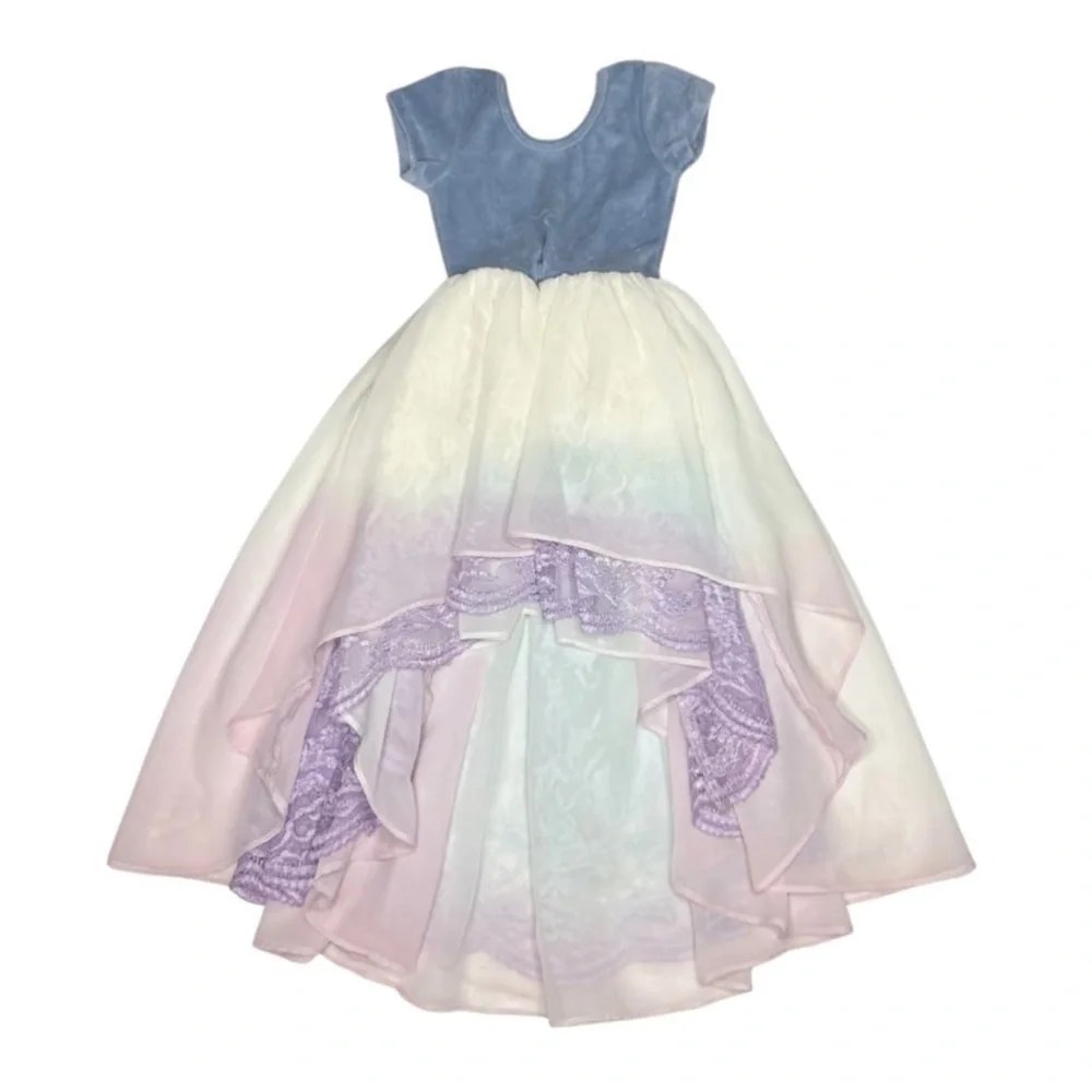Pleiades Dip Dyed Unicorn Eliza Blue/Purple‎ Dress